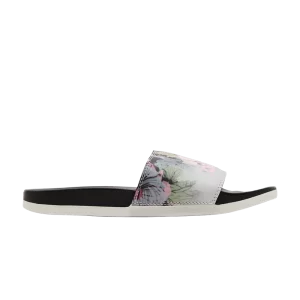 adidas Wmns Adilette Comfort Slide 'Floral' Sneakers Gray one/Pink color bliss/Black color GY9659