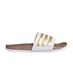 adidas Wmns Adilette Comfort Slide 'White Matte Gold' Cloud White/Cloud White/Matte Gold H03618