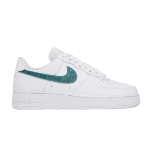 Nike Wmns Air Force 1 Low 'Glitter Swoosh – Celery 'White/Fog Gray/White/Blackened Blue DH4407 100