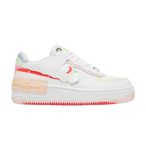 Nike Wmns Air Force 1 Shadow 'Ghost Swoosh' White/White/White/Aura DV1364 111