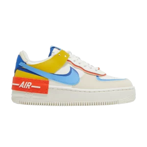 Nike Wmns Air Force 1 Shadow 'Sail Multi' Sail/Game Royal/Orange Peak/University Blue CI0919 115