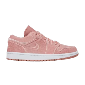 Wmns Air Jordan 1 Low SE 'Pink Velvet' Sneakers Rusty pink/Rusty pink/White DQ8396 600