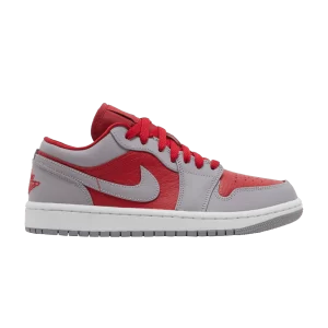 Wmns Air Jordan 1 Low SE 'Split – Gym Red Cement Grey 'Red/Black/White/Cement Gray DR0502 600