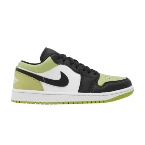 Wmns Air Jordan 1 Low SE 'Vivid Green Snakeskin' Bright Green/Vivid Green/Black/White DX4446 301