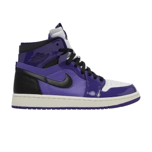 Wmns Air Jordan 1 Zoom Comfort 'Court Purple Patent' Court Purple/Black CT0979 505