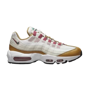 Nike Wmns Air Max 95 'Powerwall - White Wheat' Summit White/Green Noise/Wheat/Ghost DH1632 100