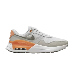 Nike Wmns Air Max SYSTM 'Orange Trance' Sneakers White/Pure Platinum/Trans Orange/Flat Pewter DM9538 102