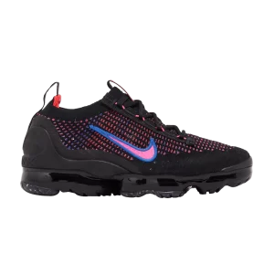 Nike Wmns Air VaporMax Flyknit 'Black Hyper Pink' Black/Hyper Pink/Blue DX2355 001