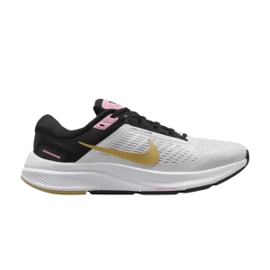 Nike Wmns Air Zoom Structure 24 'White Black Wheat Gold' White/Black/Spell Pink/Wheat Gold DA8570 106