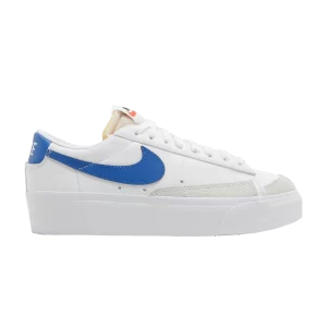 Nike Wmns Blazer Low Platform 'White Game Royal' White/Summit White/Team Orange/Game Royal DJ0292 107