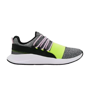 Sneakers Under Armor Wmns Charged Breathe Lace 'Black Violet Green 'Black/White 3024801 001