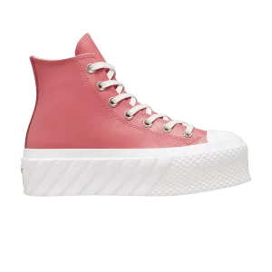 Converse Wmns Chuck Taylor All Star Lift 2X Platform High 'Iridescent – Madder Pink 'Sneakers Pink Mudder/Vintage White A03715C