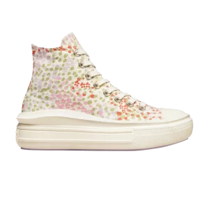 Converse Wmns Chuck Taylor All Star Move Platform High 'Floral 'Sneakers Egret/Multi/Black A01593C