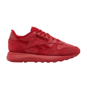 Reebok Wmns Classic Leather SP 'Flash Red' Sneakers Red/Red/Classic Burgundy GY7139