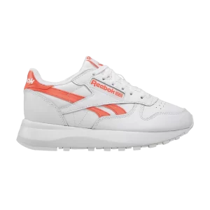 Reebok Wmns Classic Leather SP 'White Orange Flare' Sneakers White Shoes/White Shoes/Orange Flare Seeds GW3795