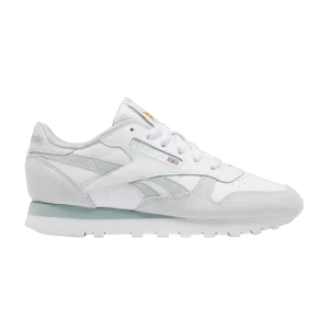 Reebok Wmns Classic Leather 'White Seaside Grey' Sneakers Shoes white/Seaside gray/Cool gray GW3801