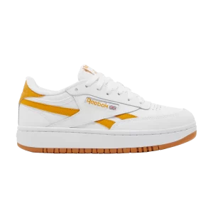 Reebok Wmns Club C Double Revenge 'White Bright Ochre' Sneakers White shoes/Light ocher GY9740