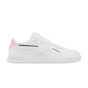 Reebok Wmns Court Advance Vegan 'White Pink Glow' Sneakers White Cloud/Pink Glow/Forest Green HR1501