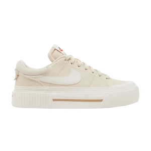 Nike Wmns Court Legacy Lift 'Pearl White' Pearl White/Sail/Team Orange/Ghost DM7590 200