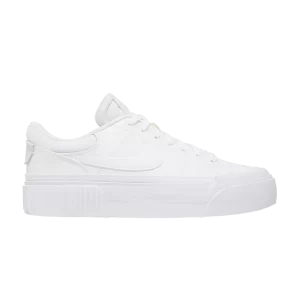 Nike Wmns Court Legacy Lift 'Triple White' White/White/White DM7590 101