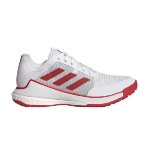 adidas Wmns Crazyflight 'White Vivid Red' Sneakers Cloud White/Bright Red/Bright Red GY9269