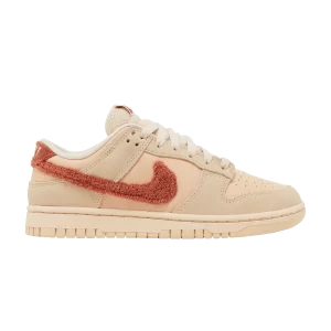 Nike Wmns Dunk Low 'Terry Swoosh' Shimmer/Sand Drift/Pearl White/Mars Stone DZ4706 200