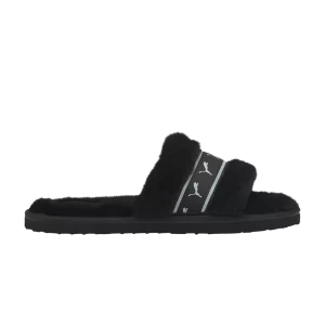 Sneakers Puma Wmns Fluff Remix Slide 'Black White 'Black/White 385240 01