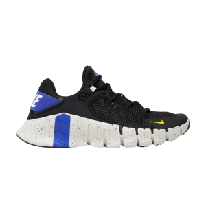 Nike Wmns Free Metcon 4 'Black Lapis' Sneakers Black/Lapland/Doll/Yellow Ocher CZ0596 002