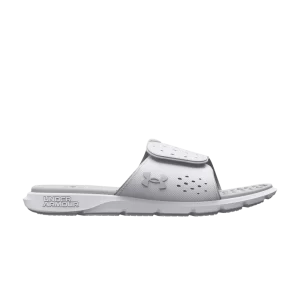 Under Armor Wmns Ignite 7 Slide 'White Halo Grey' White/Halo Gray 3026027 100