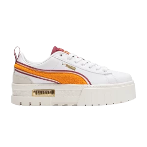 Sneakers Puma Wmns Mayze 'New Heritage – White Apricot 'White/Apricot/Red Dahlia 389723 01