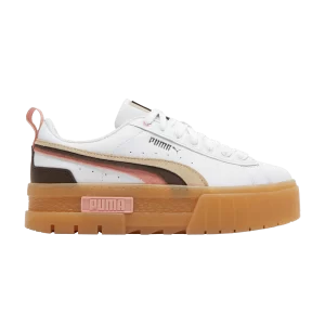 Sneakers Puma Wmns Mayze 'Triplex – White 'White/Chocolate brown 384871 01