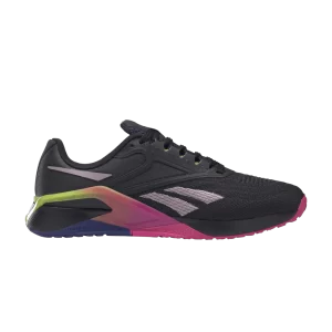 Reebok Wmns Nano X2 'Black Infused Lilac Gradient' Sneakers Black color/Lilac infusion/Acid yellow GY2287