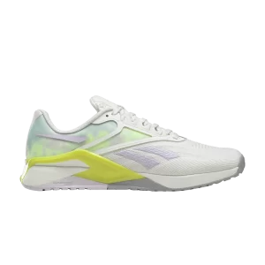 Reebok Wmns Nano X2 'Chalk Quartz Glow' Sneakers Chalk/Quartz Shine/Acid Yellow GX0336