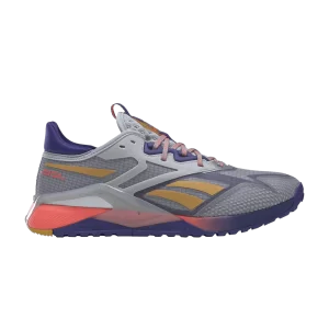 Reebok Wmns Nano X2 TR Adventure 'Grey Bold Purple' Sneakers Pure Gray 3/Bold Purple/Orange Highlights GY8904