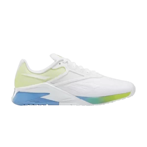 Reebok Wmns Nano X2 'White Acid Yellow' Sneakers Shoes White/Essential Blue/Acid Yellow GZ6437