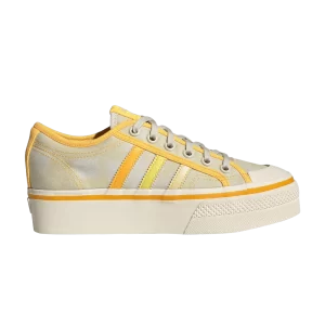 adidas Wmns Nizza Platform 'Almost Yellow Orange Tint' Sneakers Almost yellow/Orange tint/Miracle white GX4607