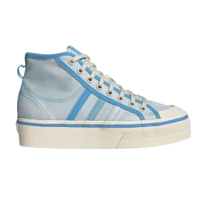 adidas Wmns Nizza Platform Mid 'Almost Blue Pantone 'Sneakers Almost Blue/Pantone/Miracle White GX4604