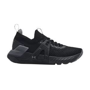 Under Armor Wmns Project Rock 4 'Black Pitch Grey' Sneakers Black/Pitch Gray 3023696 002