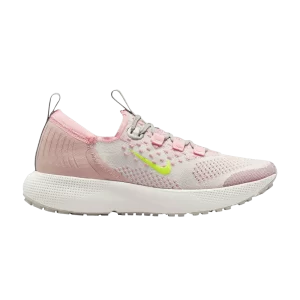 Nike Wmns React Escape Run Flyknit 'Pink Oxford Volt' Sail/Pink Oxford/Bleached Coral/Volt DC4269 101