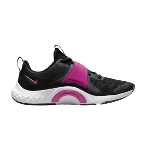 Nike Wmns Renew In-Season TR 12 'Black Active Pink' Black/Dark Smoke Grey/White/Active Pink DD9301 003