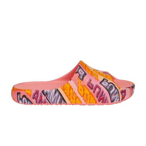 Puma Wmns Shibui Cat Slide 'Breaking News' Sneakers Flamingo Pink/Luminous Pink/Spectrum Yellow/Silver 386710 01