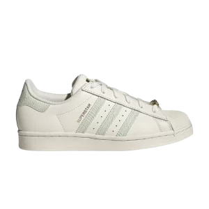 adidas Wmns Superstar 'Off White Linen Green' Sneakers Cloud White/Linen Green/White HQ6963