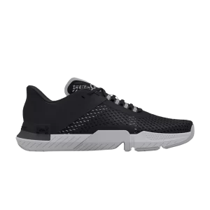 Under Armor Wmns TriBase Reign 4 'Black Halo Grey' Sneakers Black/Halo Gray 3025053 001