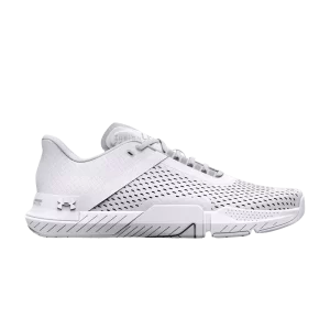 Under Armor Wmns TriBase Reign 4 'Triple White' Sneakers White 3025053 100