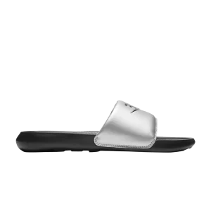 Nike Wmns Victori One Slide 'Black Metallic Silver' Black/Metallic Silver/Black CN9677 006