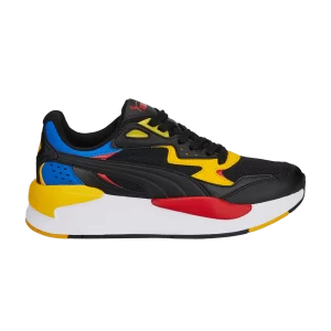 Puma X-Ray Speed Jr 'Black Spectra Yellow' Sneakers Black/Spectrum Yellow/Victoria Blue/High Risk Red 384898 04