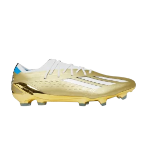 adidas X Speedportal Messi.1 FG 'Leyenda' Sneakers Metallic Gold/Cloud White/Pulse Blue HP9138