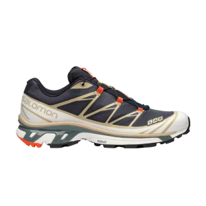 Salomon XT-6 'India Ink Safari' Sneakers Indian Ink/Safari/Red Orange L41455200