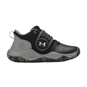 Under Armor Zone BB PS 'Black Concrete' Sneakers Black/Concrete 3024263 001