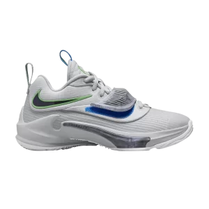 Nike Zoom Freak 3 GS 'Grey Fog Light Green Spark' Mist Grey/Light Sparkle Green/White/Cave Purple DB4158 004